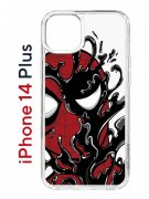 Чехол-накладка Apple iPhone 14 Plus (625954) Kruche PRINT Spider-Man-Venom