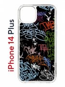 Чехол-накладка Apple iPhone 14 Plus (625954) Kruche PRINT Граффити