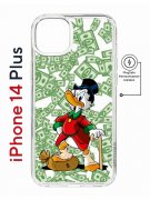 Чехол-накладка Apple iPhone 14 Plus (625965) Kruche PRINT MacMoney