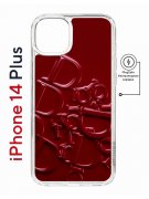Чехол-накладка Apple iPhone 14 Plus (625965) Kruche PRINT Dior