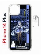 Чехол-накладка iPhone 14 Plus Kruche Magnet Print Genshin Keqinq