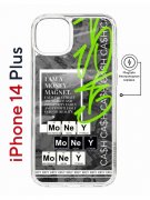 Чехол-накладка Apple iPhone 14 Plus (625965) Kruche PRINT Money Easy
