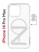 Чехол-накладка iPhone 14 Pro Max Kruche Magnet Print Zet