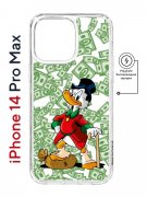 Чехол-накладка iPhone 14 Pro Max Kruche Magnet Print MacMoney