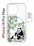 Чехол-накладка Apple iPhone 14 Pro Max (625966) Kruche PRINT Панды