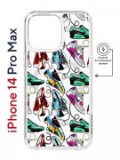 Чехол-накладка Apple iPhone 14 Pro Max (625966) Kruche PRINT Кроссы Nike Air Max