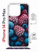 Чехол-накладка Apple iPhone 14 Pro Max (625963) Kruche PRINT Fresh berries