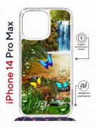 Чехол-накладка Apple iPhone 14 Pro Max (625963) Kruche PRINT Водопад