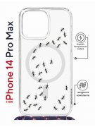 Чехол-накладка Apple iPhone 14 Pro Max (625963) Kruche PRINT Муравьи