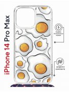 Чехол-накладка Apple iPhone 14 Pro Max (625963) Kruche PRINT Глазунья