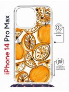 Чехол-накладка Apple iPhone 14 Pro Max (625963) Kruche PRINT Апельсины
