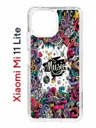 Чехол-накладка Xiaomi Mi 11 Lite (623777) Kruche PRINT Music