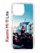 Чехол-накладка Xiaomi Mi 11 Lite Kruche Print Киберпанк