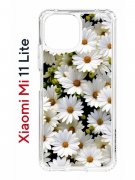 Чехол-накладка Xiaomi Mi 11 Lite Kruche Print Ромашки