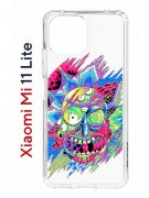 Чехол-накладка Xiaomi Mi 11 Lite (623777) Kruche PRINT Многоликий Рик