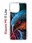 Чехол-накладка Xiaomi Mi 11 Lite (623777) Kruche PRINT Орел