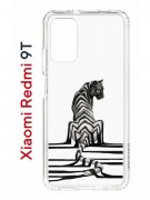 Чехол-накладка Xiaomi Redmi 9T (625951) Kruche PRINT Tiger
