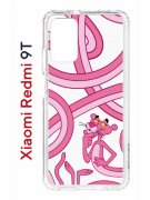 Чехол-накладка Xiaomi Redmi 9T (625951) Kruche PRINT Розовая Пантера