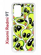Чехол-накладка Xiaomi Redmi 9T (625951) Kruche PRINT Инопланетянин