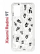 Чехол-накладка Xiaomi Redmi 9T Kruche Print Призраки