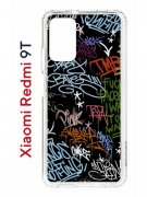 Чехол-накладка Xiaomi Redmi 9T (625951) Kruche PRINT Граффити