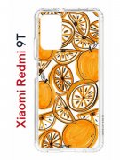 Чехол-накладка Xiaomi Redmi 9T (625951) Kruche PRINT Апельсины