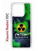 Чехол-накладка Xiaomi Redmi 10C (623779) Kruche PRINT Toxic