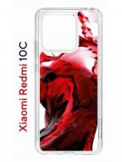 Чехол-накладка Xiaomi Redmi 10C (623779) Kruche PRINT Вино