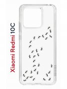 Чехол-накладка Xiaomi Redmi 10C (623779) Kruche PRINT Муравьи