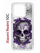 Чехол-накладка Xiaomi Redmi 10C (623779) Kruche PRINT Sugar Skull