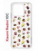 Чехол-накладка Xiaomi Redmi 10C (623779) Kruche PRINT Cake