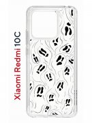 Чехол-накладка Xiaomi Redmi 10C (623779) Kruche PRINT Призраки