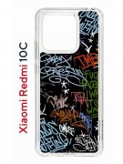 Чехол-накладка Xiaomi Redmi 10C (623779) Kruche PRINT Граффити