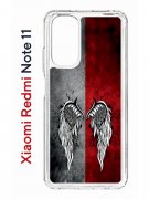 Чехол-накладка Xiaomi Redmi Note 11/Note 11S Kruche Print Крылья