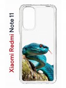 Чехол-накладка Xiaomi Redmi Note 11/Note 11S Kruche Print Змея