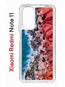 Чехол-накладка Xiaomi Redmi Note 11  (623778) Kruche PRINT Морской берег
