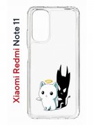 Чехол-накладка Xiaomi Redmi Note 11  (623778) Kruche PRINT Angel Demon