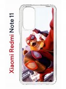 Чехол-накладка Xiaomi Redmi Note 11/Note 11S Kruche Print Человек паук