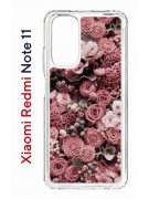 Чехол-накладка Xiaomi Redmi Note 11  (623778) Kruche PRINT цветы