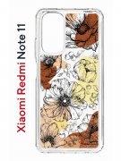 Чехол-накладка Xiaomi Redmi Note 11  (623778) Kruche PRINT Ягоды и Цветы