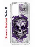 Чехол-накладка Xiaomi Redmi Note 11  (623778) Kruche PRINT Sugar Skull