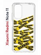 Чехол-накладка Xiaomi Redmi Note 11  (623778) Kruche PRINT Warning