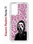 Чехол-накладка Xiaomi Redmi Note 11/Note 11S Kruche Print Любовь и Крик