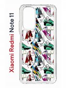 Чехол-накладка Xiaomi Redmi Note 11  (623778) Kruche PRINT Кроссы Nike Air Max