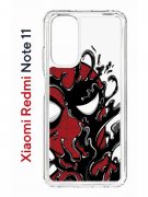 Чехол-накладка Xiaomi Redmi Note 11  (623778) Kruche PRINT Spider-Man-Venom