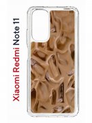 Чехол-накладка Xiaomi Redmi Note 11  (623778) Kruche PRINT Кофе со льдом