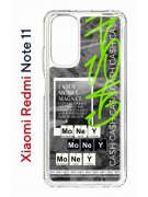 Чехол-накладка Xiaomi Redmi Note 11/Note 11S Kruche Print Money Easy