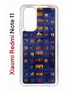Чехол-накладка Xiaomi Redmi Note 11  (623778) Kruche PRINT Ночные окна