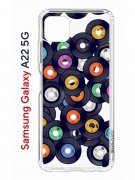 Чехол-накладка Samsung Galaxy A22s 5G (625952) Kruche PRINT Виниловые пластинки