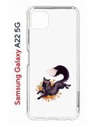 Чехол-накладка Samsung Galaxy A22s 5G (625952) Kruche PRINT Fox